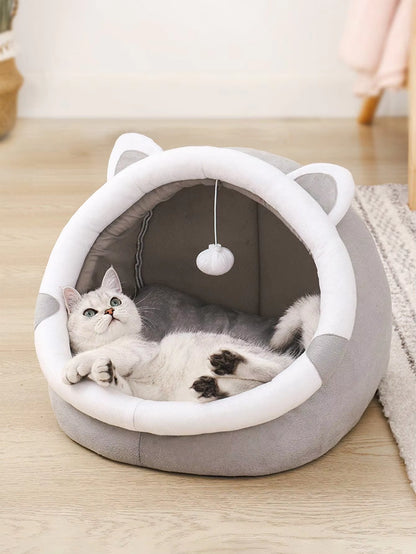 ```Purr-fectly Toasty Cat Castle: The Snuggle Palace for Furry Royals and Their Tiny Paws!```